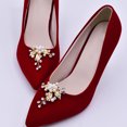 thumbnail image 4 of 2pcs Élégantes Perles de Strass Chaussures Clip Fleur Mariage Chaussures de Mode Clip, 4 of 7