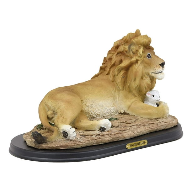 lion and the lamb statue