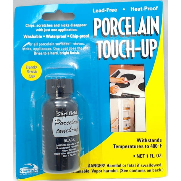 Porcelain, HeatProof, Appliance TouchUp Paint, Black, 1999