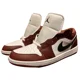 thumbnail image 1 of Ni - ke Air Jordan 1 Low SE Dark Pony HF3148 102 Size 11 Men Maroon Dark Red White, 1 of 5