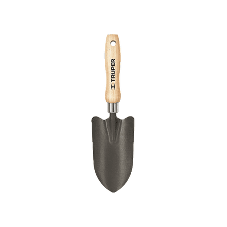 Truper Floral Garden Tool Trowel, Ash Handle, 6-Inch