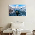 thumbnail image 2 of Elephant Stock Dolomites Alps Wall Art - Horizontal Canvas Wall Art - Living Room Wall Decor - Nature Canvas - Beige And Gray Decor - 36" x 24", 2 of 8
