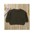 thumbnail image 3 of "Listenwind Toddler Baby Girls Boys Sweater Knitted Newborn Sleveless/Long Sleeve Blouse Pullover Tops Cute Infant Clothes (Yellow 07, 3-4t)", 3 of 4