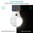 thumbnail image 2 of TORCHSTAR 8 Pack Dusk-to-Dawn A19 LED Light Bulbs for Porches, 60W Equivalent, 5000K Daylight, 2 of 7