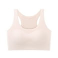 thumbnail image 2 of ATOGUTA Girls Sports Bra Size 9-18 Bralette Seamless Cami Crop Bras Built-Up Stretch Sports Bra in Everyday Colors Pink, 2 of 5
