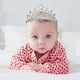 thumbnail image 5 of EeaseMX Lurrose - Tiara para niña, diadema, diadema, regalo de cumpleaños, tiara, diadema (plateada), 5 of 7