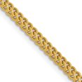 thumbnail image 1 of 14k Yellow Gold 24 Inch 2.2mm Franco Chain Necklace Pendant Charm, 1 of 9