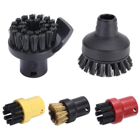 

5 Piece Round Brush Set Nozzle Round Brush for Steam Cleaner SC1 SC2 SC3 SC4 SC5 4 Round Brush