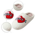 thumbnail image 3 of Wovix Ladies Fashion Winter Closed Toe Backless Flat Bottom Soft Slippers Lightweight Soft Daily Indoor Outdoor Shoes Red 39, 3 of 7