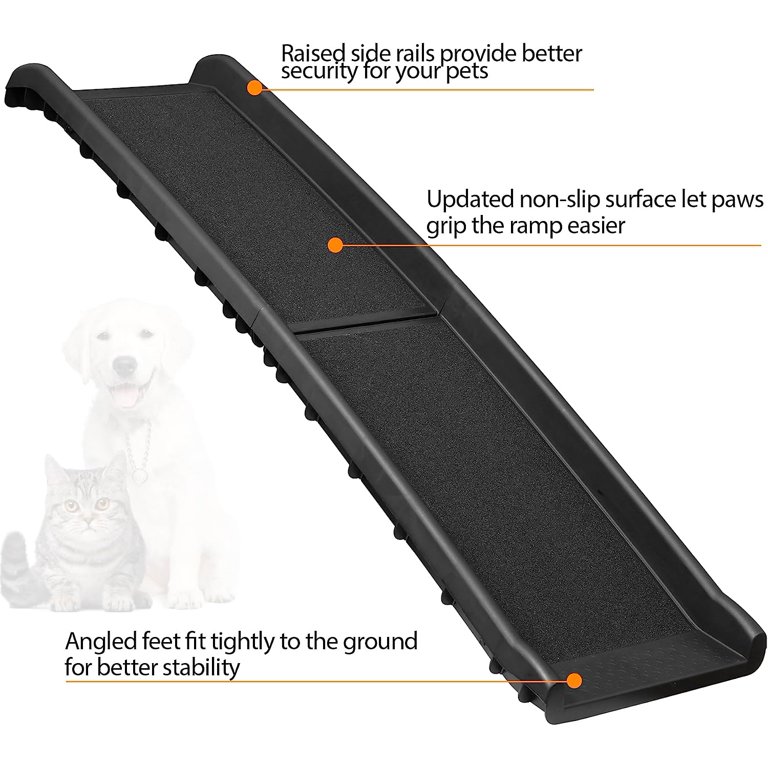 Giantex Folding Dog Ramp For Car, 63" L Portable Pet Ramp For Dogs, Non