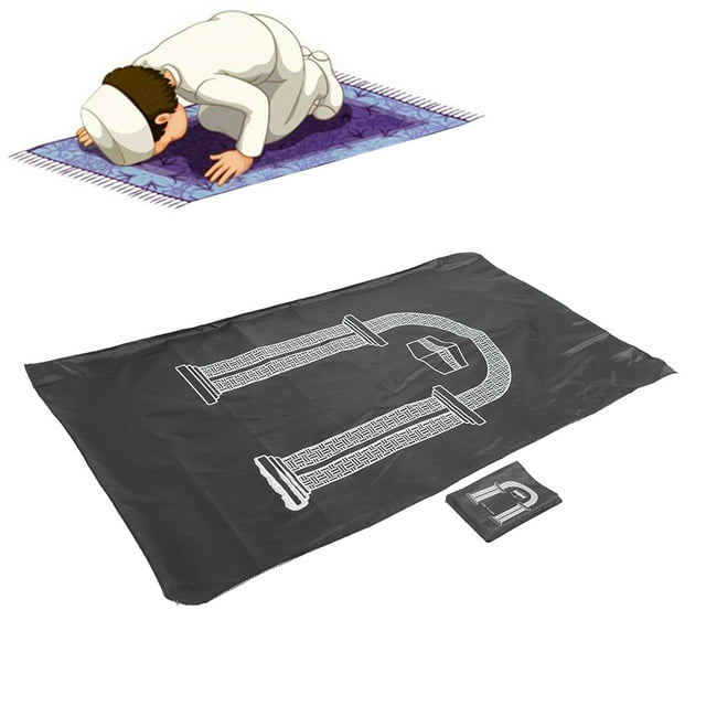 Garosa Muslim Prayer Mat Portable Rainproof Cloth Rectangle Blanket for Home Living Room,Prayer Carpet,Muslim Prayer Mat