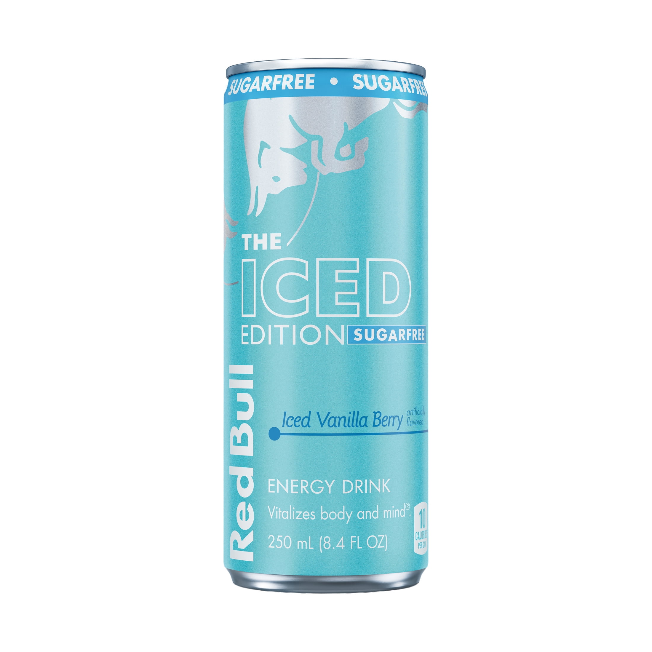 (5 pack) Red Bull Iced Edition Sugarfree Energy Drink,  Iced Vanilla Berry,  8.4 fl. oz. can,  80mg Caffeine