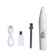 thumbnail image 1 of Pet Paw Hair Trimmer Rechargeable Low Noise Electric Dog Cat Hair Clipper with LED Light for Face Eyes Ears Around White, 1 of 1