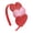 A, variant on Dserhfy Valentine's Day Headband Glitter Red Pink Heart Hairband Shiny Cute Ear Hair Accessories for Valentine's Day Birthday Wedding Party Costume