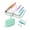Green-7Day, variant on 14 Day Zipper Pouches Organizer Travel Medicine Weekly Vitamin Medication Reusable Portable Large Holder Daily Container Waterproof Pill Pouch Set-14Pcs Bags Inside, Zipper Pill Case with