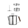 thumbnail image 4 of Tops Rapid Brew Stainless Steel Stovetop Coffee Percolator, 6-Cup, 4 of 6