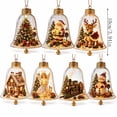 thumbnail image 5 of 10cm Bell‑Shaped Christmas Story Ornament, 7Pack Mini Holiday Scene Hanging Decoration, Light‑Up Dome Ornament for Christmas Tree, Window, Hooks & Mantelpiece Home Holiday Decor, 5 of 5