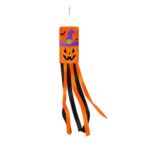 28 Inch Pumpkin Halloween Windsock, Hanging Halloween Decorations Outdoor, Outdoor Halloween Decorations, Halloween Outdoor Decor, Scary Halloween Decorations Outdoor, Weather