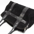 thumbnail image 6 of Pre-Owned Salvatore Ferragamo EE-21 7987 Women's Suede,Leather Handbag Black, 6 of 16