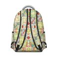 thumbnail image 3 of Pioneer Flower Floral Print Pattern Backpack for School, Cute School Bag with Adjustable Shoulder Straps and Padded Back, 15.3"x11"x7.1", 3 of 5