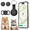 black, variant on Pet GPS Tracker Compatible with iOS Find My, Real-Time Location Collar Tag No SIM No Monthly Fee, Silicone Holder & Protective Cover for Cats Dogs Anti-Loss