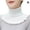 White, variant on EIRZNGXQ Knitted False Collar, Womens Knitted Fake Collars Elastic Turtleneck Fake Collar Winter Neck Warmer Ruffle Collar