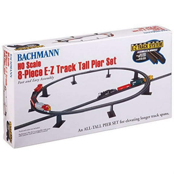 Bachmann Trains 8 PC. E-Z TRACK Tall Pier Set