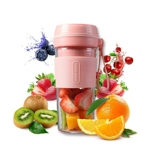 Clearance Juicer under $15 Of Home Appliances USB Rechargeable Fresh 270ml Mini Size Juicer Portable Shakes Cup 50w With Strong Power For Travel Kitchen And Camping Gifts