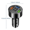 thumbnail image 3 of 5 Ports Car Charger Fast Charging Adapter For Pd And For Qc3 0 Devices Fangkenuo, 3 of 9