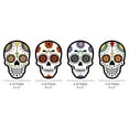 thumbnail image 5 of Day Of The Dead - Shaped Halloween Sugar Skull Party Cut-Outs - 24 Count, 5 of 7