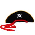 thumbnail image 1 of Accesorios de actuación de Halloween, accesorios para disfrazarse de pirata, máscara de ojo de calavera, sombrero, gancho, bandera, telescopio, arma, cuchillo, pistola, 1 of 6
