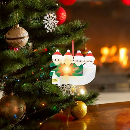 

Fjofpr Fall Decorations for Home Personalized Survived Family Of Ornament 2020 Christmas Holiday LED Light Hot
