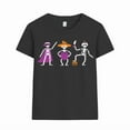 thumbnail image 7 of Little Hand Boys Toddler Halloween Skeleton Shirt Short Sleeve T-Shirt Boo Pumpkin Tee Top Children Grils Clothes Size 2-7T, 7 of 7