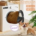 thumbnail image 4 of Deluxe Washable XXL Dog Bed Dog Crate Mat 48 inch Comfy Fluffy Kennel Pad Anti-Slip for Dogs Up to 110 lbs, 48" x 30", Brown, 4 of 8