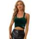 thumbnail image 1 of Corpiño para Mujer sin Mangas Allegra K Verde oscuro XL, 1 of 6