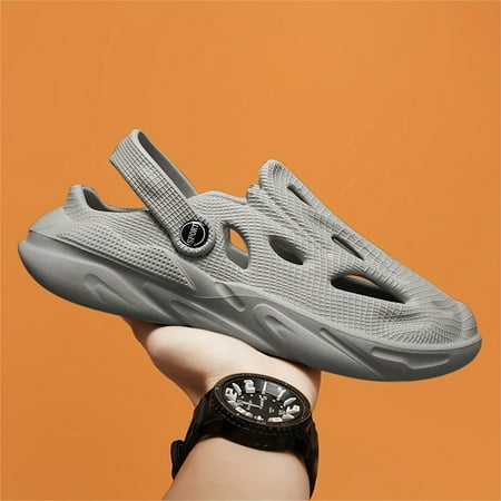 

Men s Solid Colour Out Slip On Clogs Comfy Non Slip Casual Soft Sole EVA Slippers For Men s Outdoor Activities