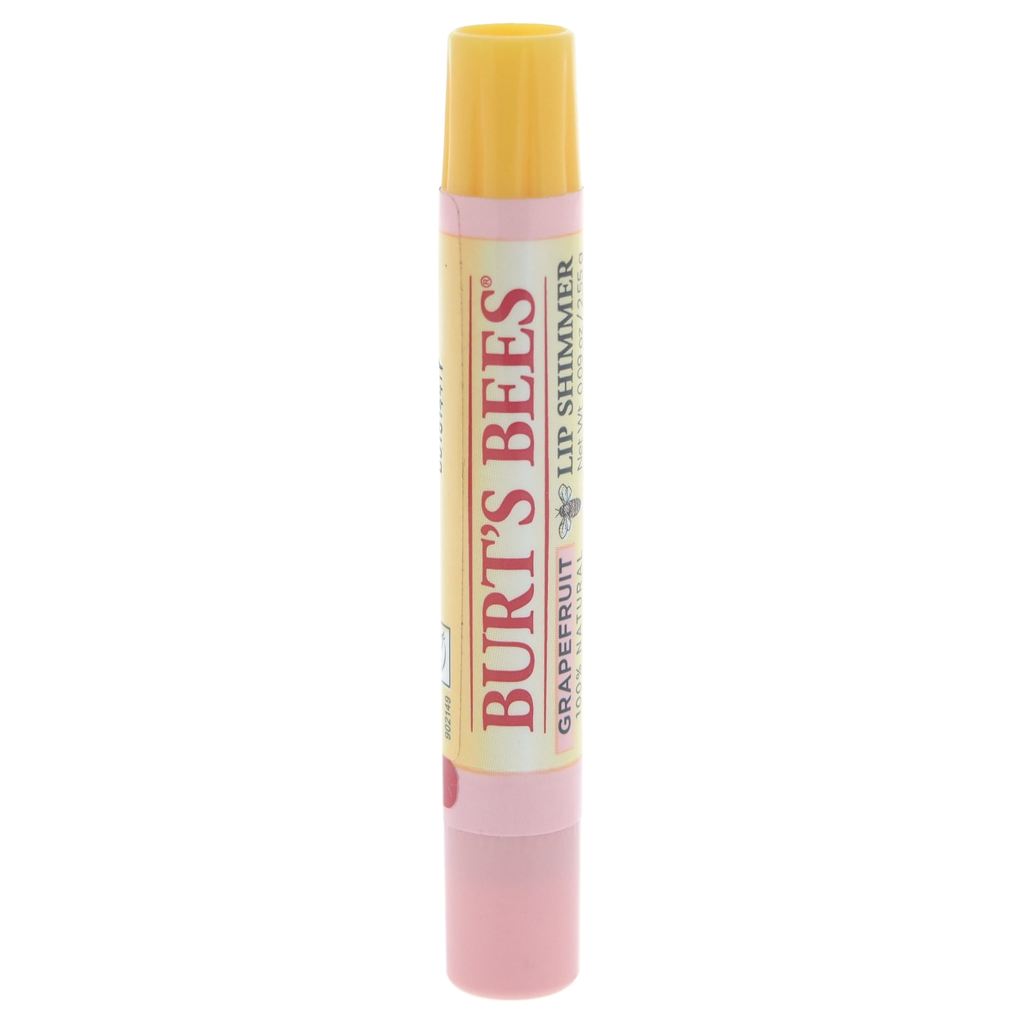 Burt's Bees Lip Shimmer Moisturizing LongLasting Lip Balm, Grapefruit