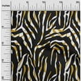 thumbnail image 1 of oneOone Cotton Jersey Dark Mustard Fabric Skins Animal Quilting Supplies Print Sewing Fabric By The Yard 58 Inch Wide, 1 of 4