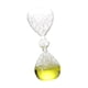thumbnail image 5 of Reloj de arena de burbujas hecho a mano, novedoso, de entretenimiento, de cristal, con temporizador de movimiento líquido. Amarillo, 5 of 9