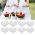 thumbnail image 3 of 500pcs Mini White Heart Sponge Decoration DIY Heart for Wedding Valentines Day Anniversary Party, 3 of 17
