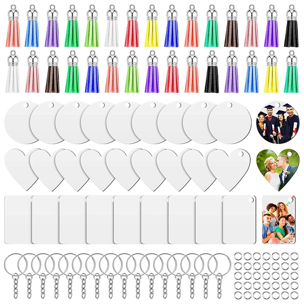 Summer Keychains Colourful Tassle Keychains