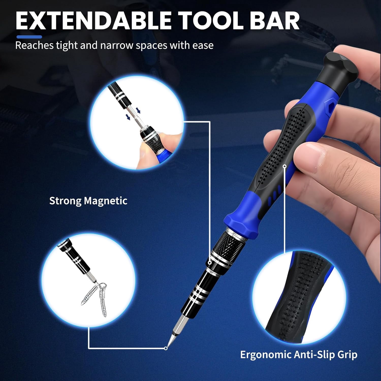 168Pcs Precision Screwdriver Set for Electronics–Multi-Bit Repair Tool Kit for iPhone,MacBook,Laptop,Tablet,PS4,Xbox,Nintendo|Magnetic Mat,ESD Tweezers,Suction Cup&Spudger|Comes with Repair Tool Bag
