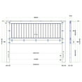 thumbnail image 5 of Wainscott Wood Panel Headboard in White -  King Size, 5 of 6