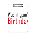 thumbnail image 1 of Celebrar el cumpleaños de Washington bendición Festival fiesta celebración de gala palabras Portapapeles Carpeta de escritura Placa de soporte A4, 1 of 4
