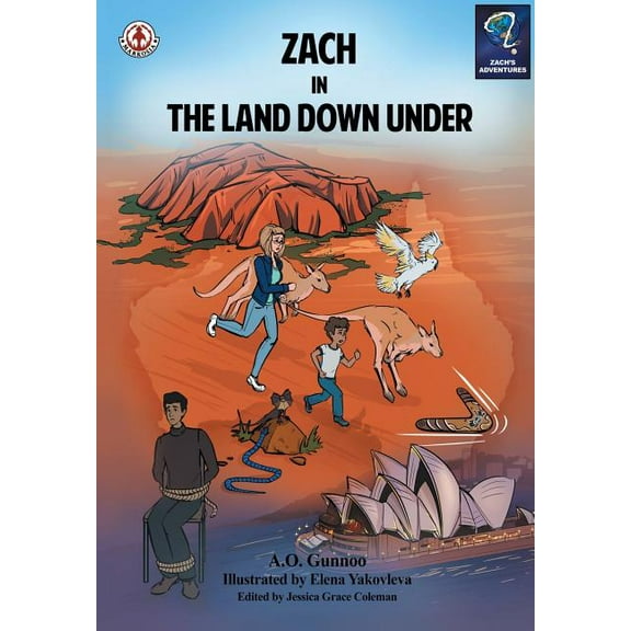 Zach in The Land Down Under, (Paperback)