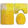 thumbnail image 1 of Juego de alfombras de baño de 3 piezas ABPHQTO Textura abstracta de cerca el pincel de pintura al óleo, 1 of 2