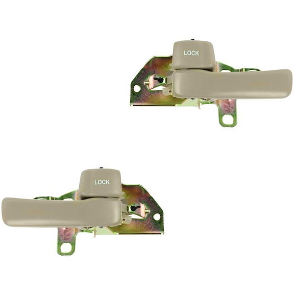 Left and Right Interior Door Handle Set 2 Piece - Compatible with 1992 - 1996 Toyota Camry 1993 1994 1995