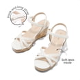 thumbnail image 6 of DREAM PAIRS Girls' Wedge Heel Sandals with Adjustable Strap, Non-Slip Sole Dress Sandals for Kids, 6 of 6