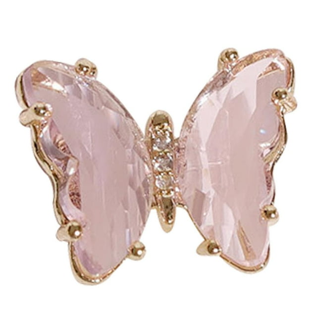 3D Uñas Mariposa Resina Uñas Cristales para Salón Manicura 03 shamjiam Decoraciones De Uñas