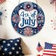 thumbnail image 5 of Independence Day America Wooden Hanging Decoration Patriotic Round Wall Decor For Home And Porch Festival Celebration Hanging Board Decoration, 5 of 6